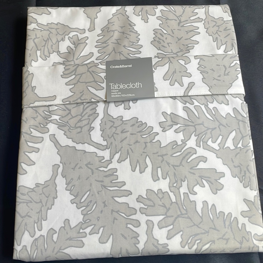 Crate&Barrel tablecloth